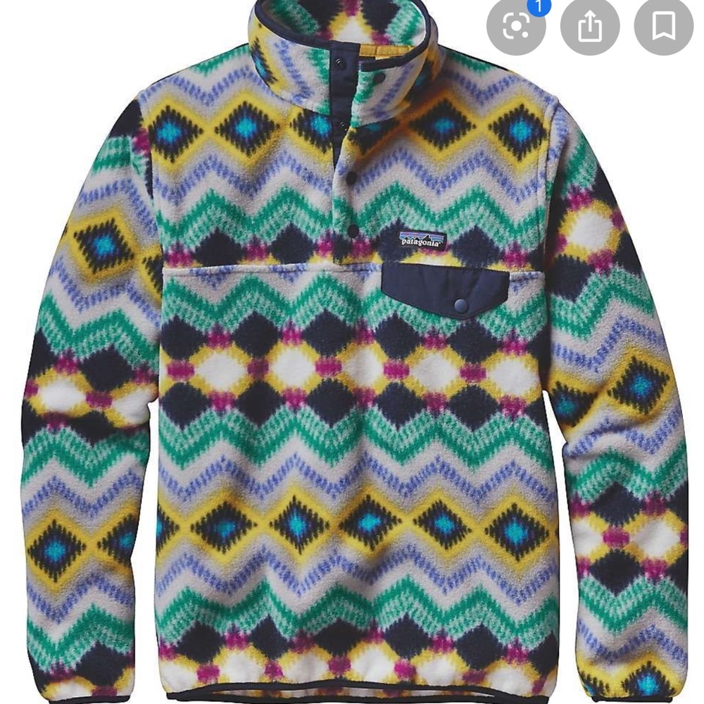 authentic Patagonia lightweight synchilla large